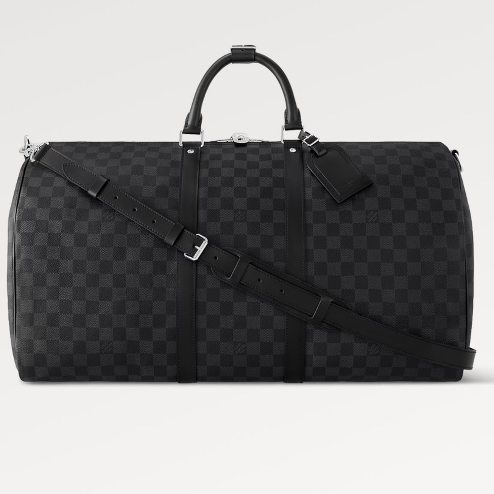 Louis Vuitton Keepall Bandoulière 55 Damier Geant Canvas